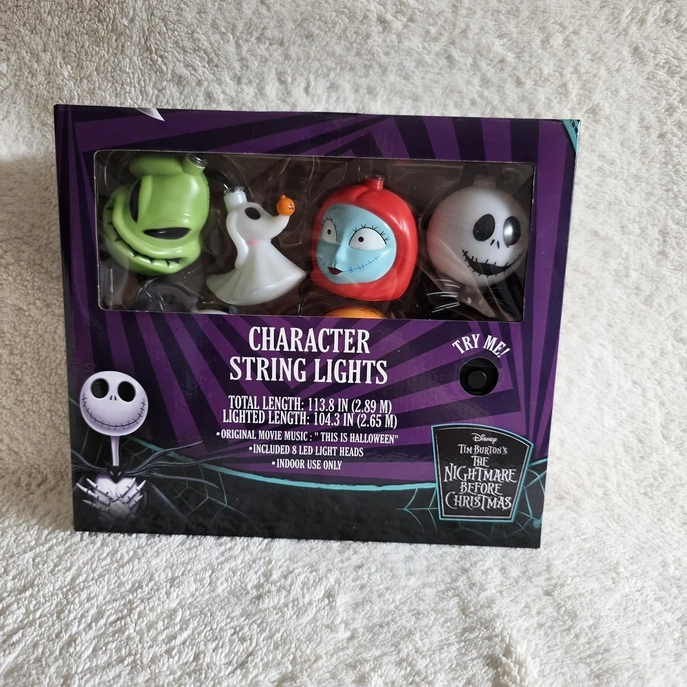 Nightmare Before Christmas Character String Lights